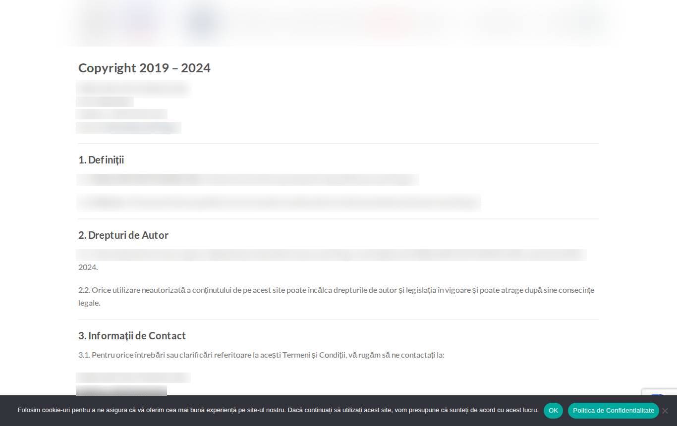 Captură: Produse afișate pe site dar cu stoc epuizat pe pagina de produs